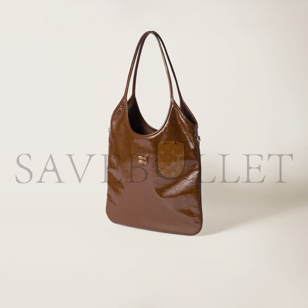 MIU MIU IVY NAPLAK PATENT LEATHER BAG 5BG231 (40*35cm) MIU MIU IVY NAPLAK PATENT LEATHER BAG 5BG231 (40*35cm)
